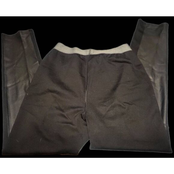 Chico's pleather front leggings. 0=small black Womens - Picture 3 of 12